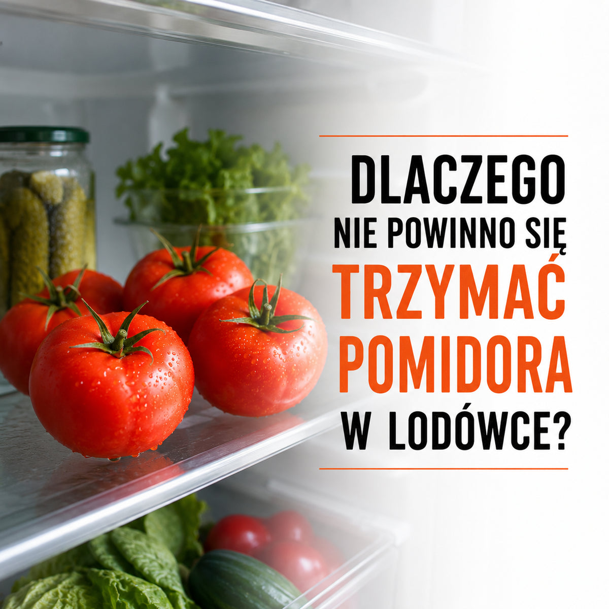CZY POMIDORY POWINNY TRAFIĆ DO LODÓWKI?