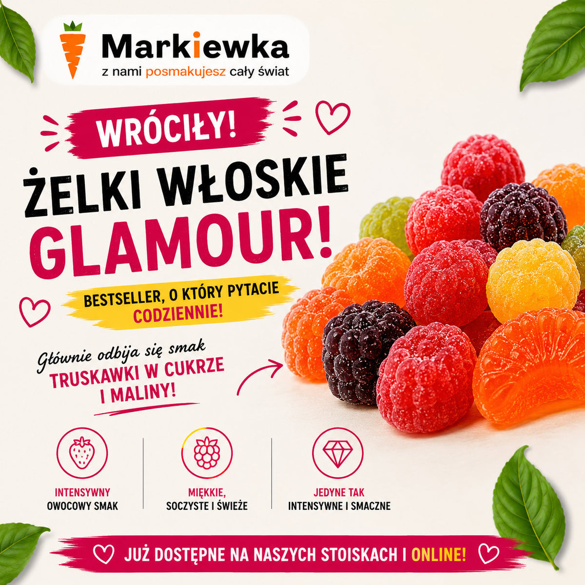 Włoskie Żelki owocowe znowu u nas!