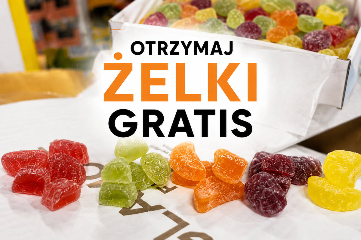 Żelki Glamour – miękkie włoskie żelki owocowe premium.