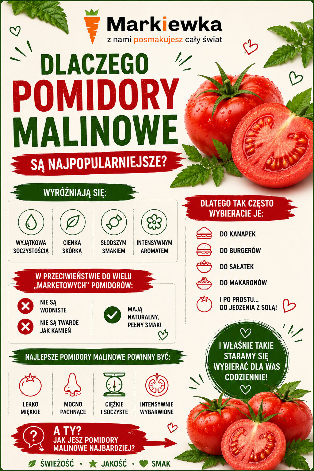 Pomidory malinowe – dlaczego warto je jeść?