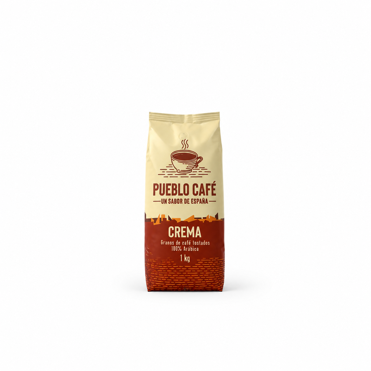Pueblo Café Crema – Kawa Ziarnista 100% Arabica