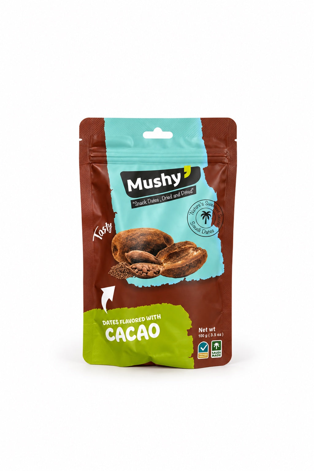 Daktyle Mushy z kakao – opakowanie 100 g